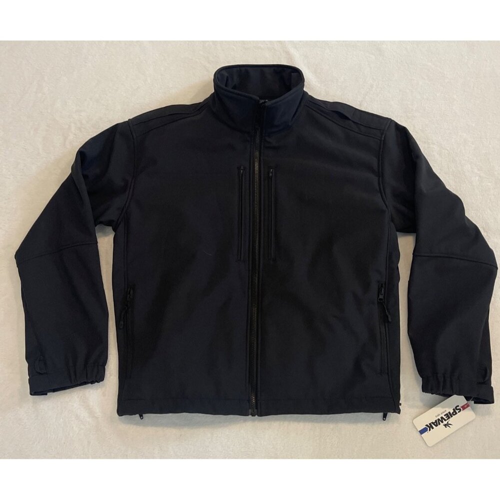 New Spiewak S318ZX Soft Shell Jacket‎ Mens Large Dark Navy